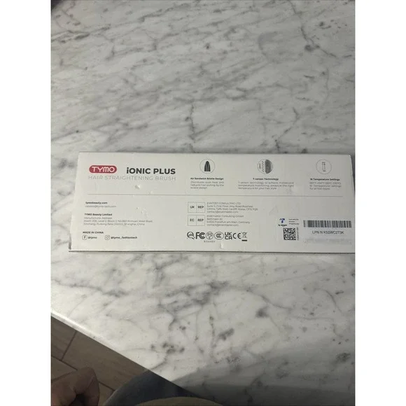 TYMO Ionic Plus Hair Straightening Brush Pink - Picture 3 of 4